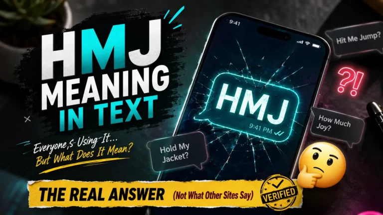 HMJ Meaning in Text