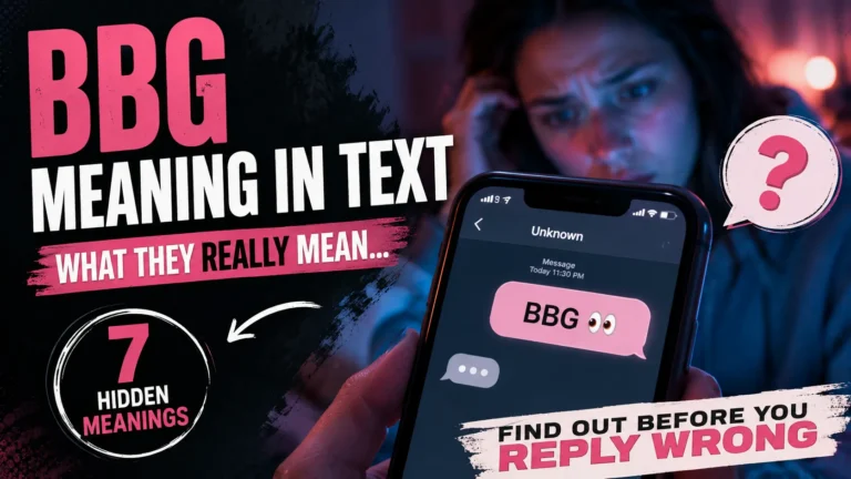 BBG Meaning in Text